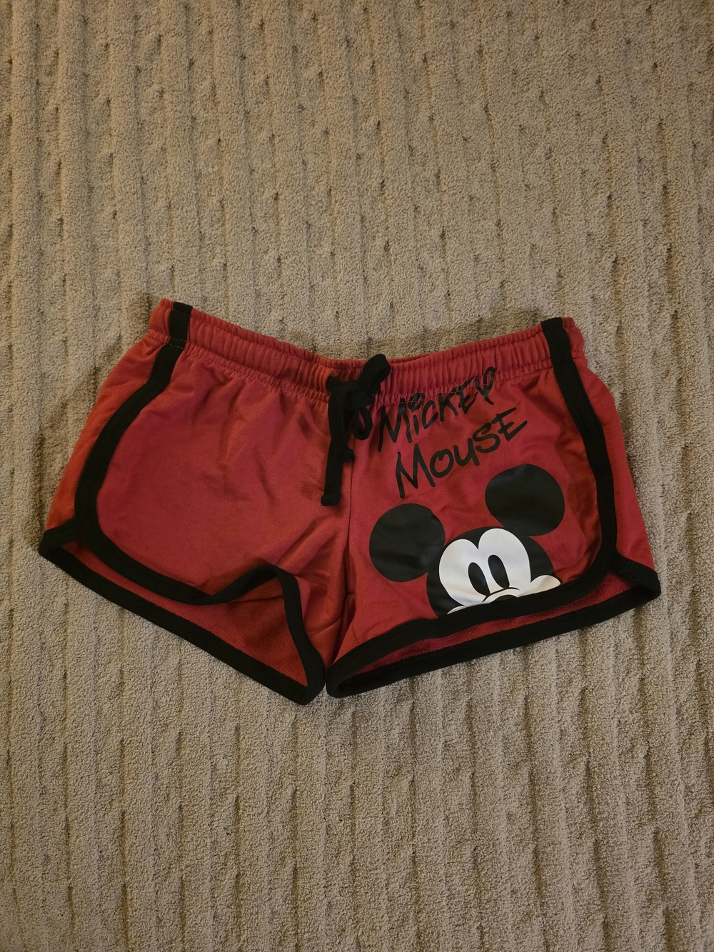 Mickey Mouse Red Women's Lounge Shorts